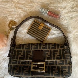Authentic vintage Fendi wallet, card case